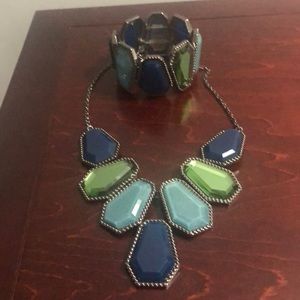 Alfani necklace and bracelet
